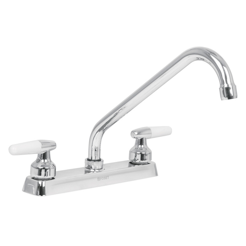 F-318I Mezcladora para fregadero, manerales cono, Basic TRUPER | DIHERESA