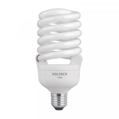 F-45E4 Lámpara 45 W, espiral, alta potencia, luz día, T4 , en caja TRUPER | DIHERESA