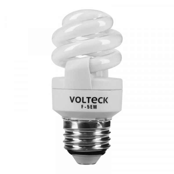 F-5EM Lámpara 5 W, espiral mini, luz día, T2, en blister, Volteck TRUPER | DIHERESA