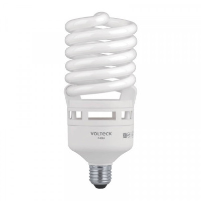 F-65E4 Lámpara 65 W, espiral, alta potencia, luz día, T4, en caja TRUPER | DIHERESA