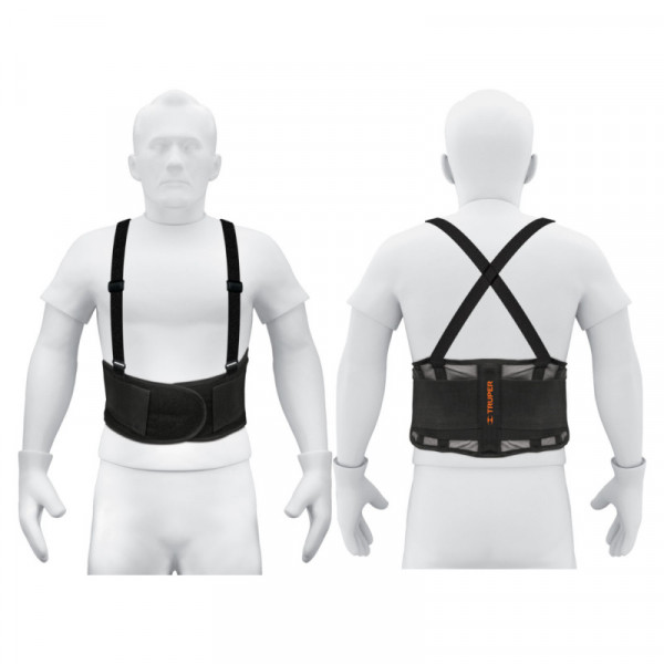 FAJA-MV Faja ventilada con tirantes, talla mediana TRUPER | DIHERESA