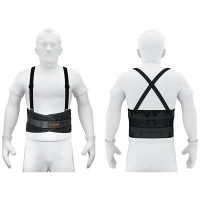 FAJA-MX Faja con tirantes y tercer cinturón,ajustables,talla mediana TRUPER | DIHERESA