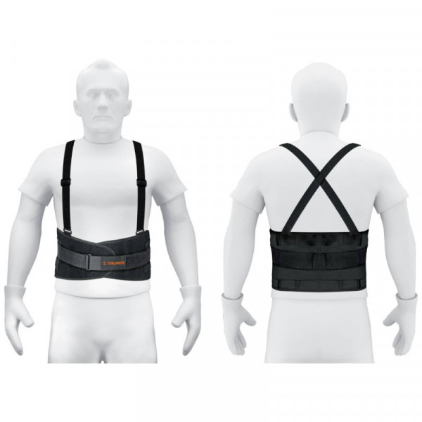 FAJA-XLX Faja con tirantes y tercer cinturón,ajustables, extra grande TRUPER | DIHERESA