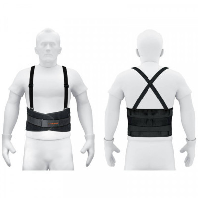 FAJA-XLX Faja con tirantes y tercer cinturón,ajustables, extra grande TRUPER | DIHERESA