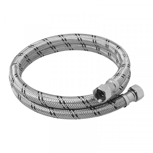 FBO-22120X Manguera trenzada de acero 1/2x1/2'X 120cm usos generales TRUPER | DIHERESA