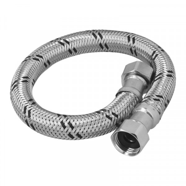 FBO-2240X Manguera trenzada de acero 1/2 x 1/2'X 40 cm usos generales TRUPER | DIHERESA