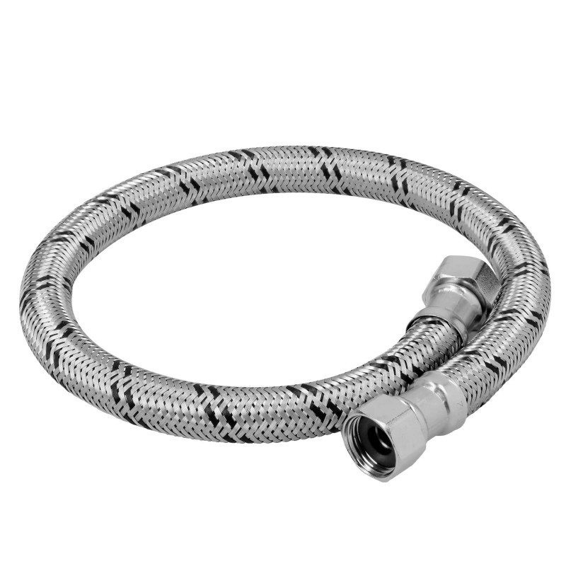FBO-2260X Manguera trenzada de acero 1/2x 1/2'X 60cm usos generales TRUPER | DIHERESA FBO-2260X Manguera trenzada de acero 1/2x 1/2'X 60cm usos generales TRUPER | DIHERESA