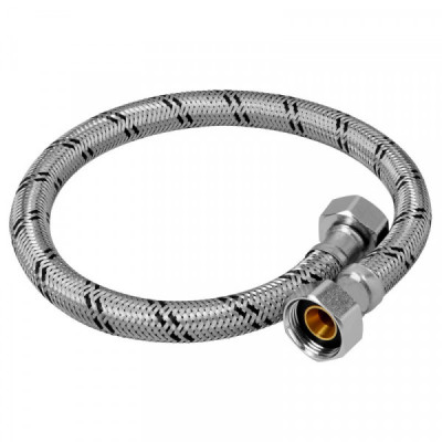 FBO-3460X Manguera de hule, 3/4x3/4', 60cm, acero, usos generales TRUPER | DIHERESA
