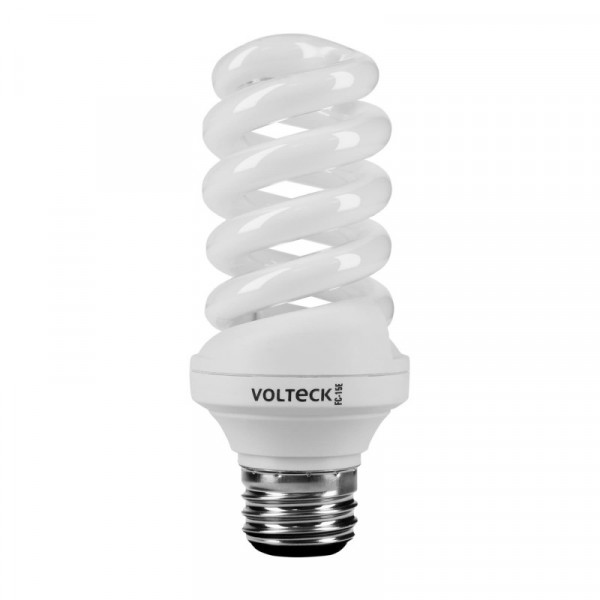 FC-15E Lámpara 15W, espiral, luz cálida, T4, en blister, Volteck TRUPER | DIHERESA