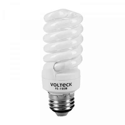 FC-15EM Lámpara 15 W, espiral mini, luz cálida, T2, en blister TRUPER | DIHERESA