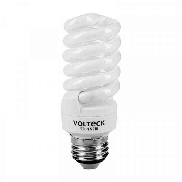 FC-15EM Lámpara 15 W, espiral mini, luz cálida, T2, en blister TRUPER | DIHERESA