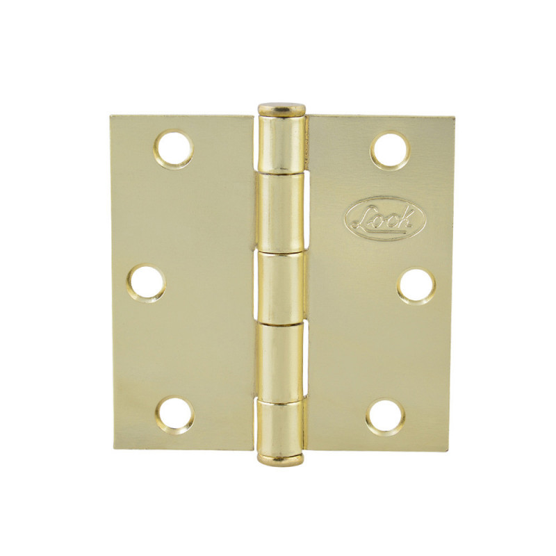 LBC40LB LOCK Bisagra cuadrada latón brillante 4" x 4" Lock | DIHERESA LBC40LB LOCK Bisagra cuadrada latón brillante 4" x 4" Lock | DIHERESA