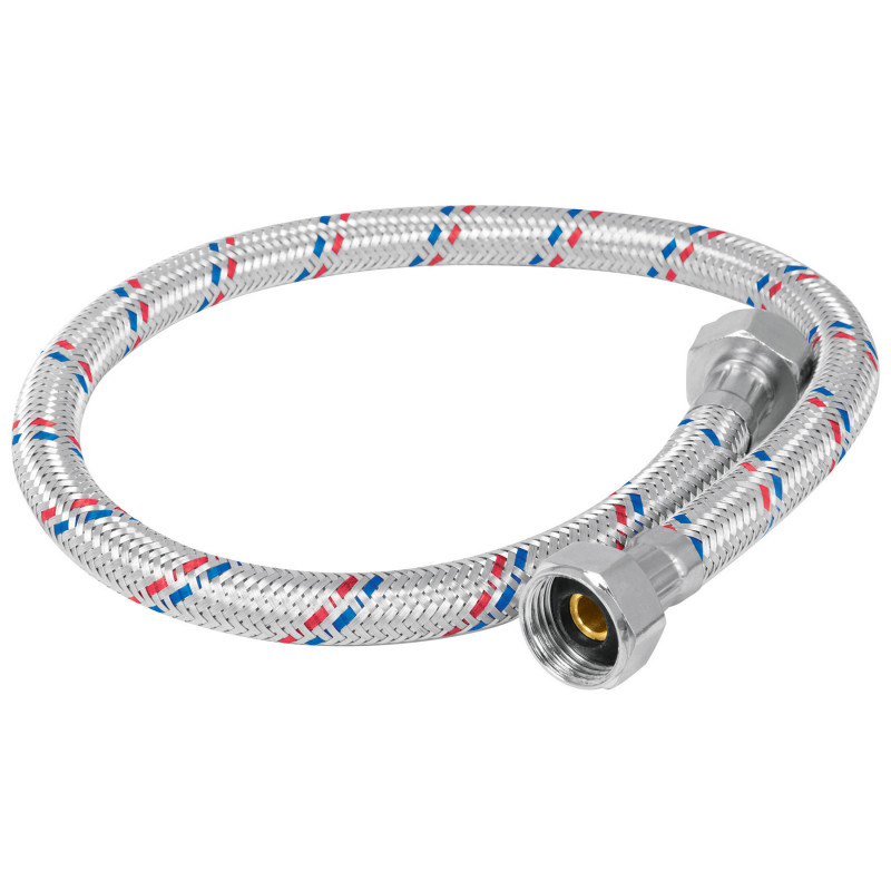 FFR-55P Manguera flexible para fregadero, 55cm,aluminio, Foset Basic TRUPER | DIHERESA