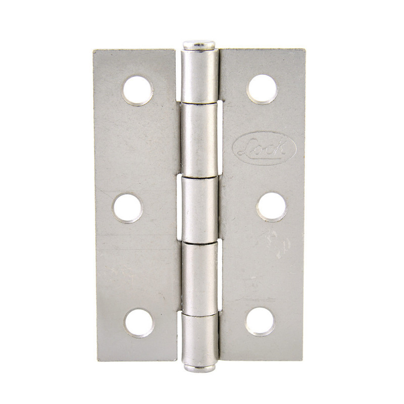 LBA20NI LOCK Bisagra alargada níquel satinado 2" Lock | DIHERESA LBA20NI LOCK Bisagra alargada níquel satinado 2" Lock | DIHERESA