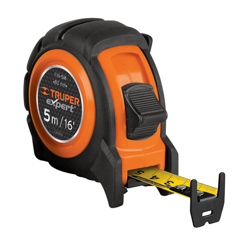 FIN-5M Flexómetro industrial, 5 m, cinta 19 mm TRUPER | DIHERESA FIN-5M Flexómetro industrial, 5 m, cinta 19 mm TRUPER | DIHERESA