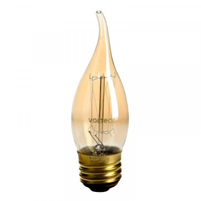 FIV-40F Lámpara incandescente vintage, 40W, flama TRUPER | DIHERESA