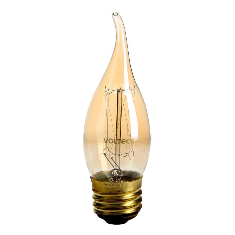 FIV-40F Lámpara incandescente vintage, 40W, flama TRUPER | DIHERESA