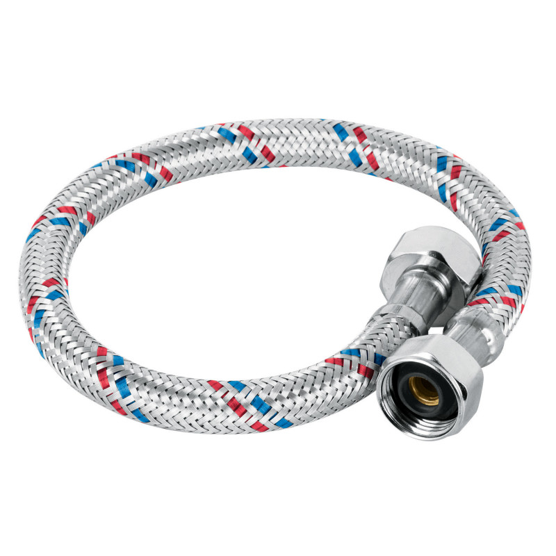FLA-40P Manguera flexible para lavabo, 40 cm, aluminio, Foset Basic TRUPER | DIHERESA
