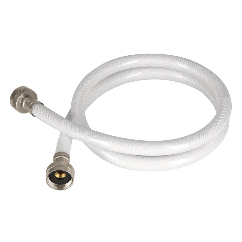 FLV-120B Manguera vinilo blanco 3/4' x 3/4'x 120 cm para lavadora TRUPER | DIHERESA