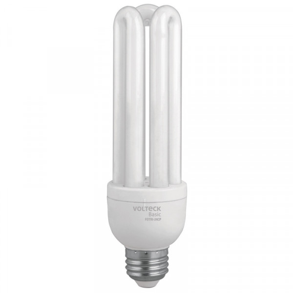 FOTRI-24CP Lámpara 24 W, triples, luz día, T4, en caja , Volteck basic TRUPER | DIHERESA