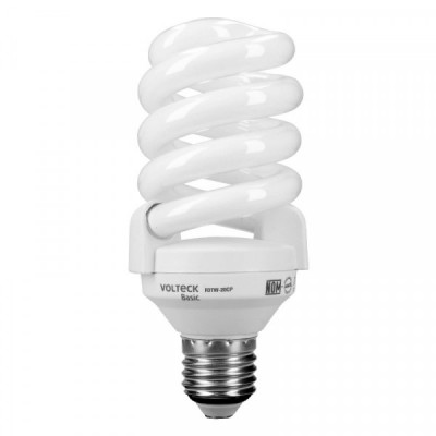 FOTW-20CP Lámpara 20 W, espiral, luz día, T4, en caja , Volteck basic TRUPER | DIHERESA