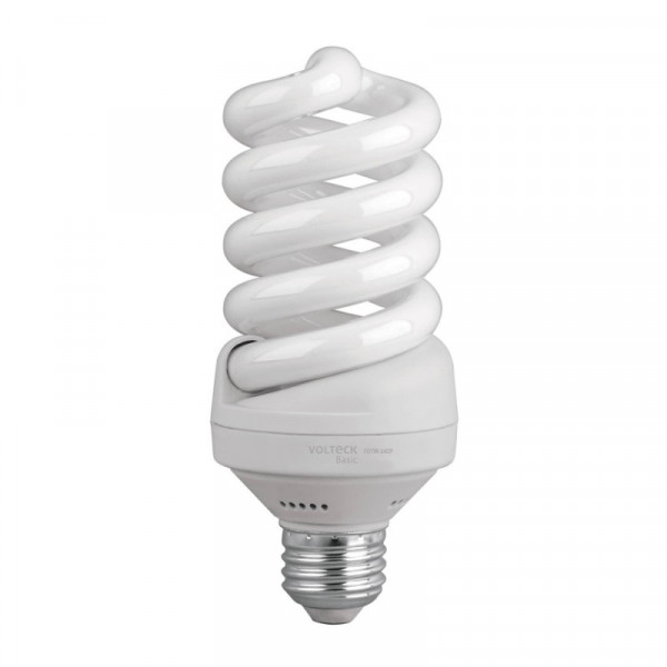 FOTW-24CP Lámpara 24 W, espiral, luz día, T4, en caja , Volteck basic TRUPER | DIHERESA