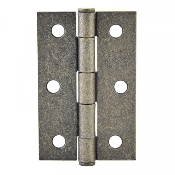 LBA30LA LOCK Bisagra alargada latón antiguo 3" Lock | DIHERESA