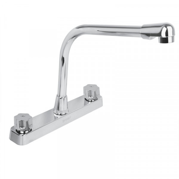 FP-319 Mezcladora plástica, fregadero, cobra, manerales estándar TRUPER | DIHERESA
