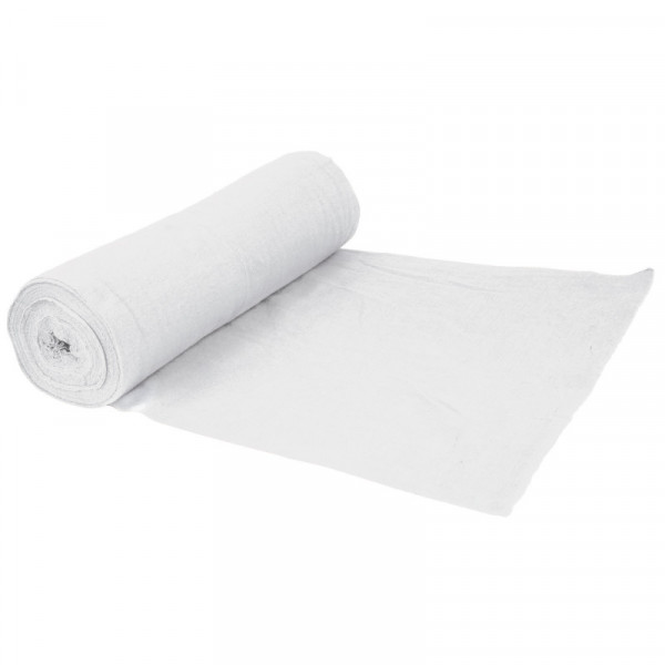 FRA-50B Franela de algodón, en rollo, 50 m, color blanco TRUPER | DIHERESA