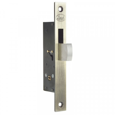 L2102 LOCK Cerradura perfil paleta latón angituo