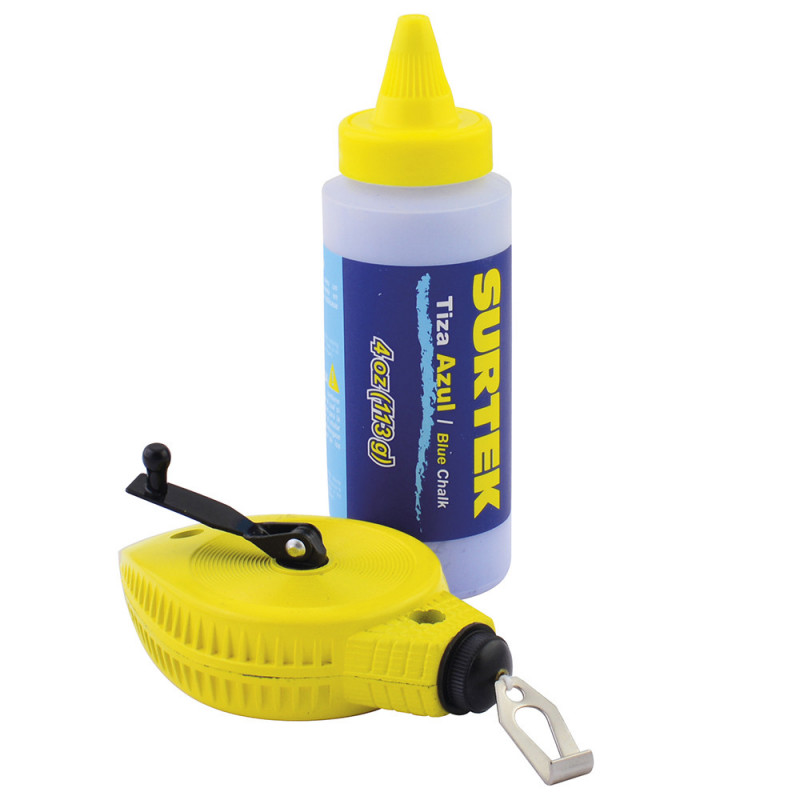 130561 SURTEK Juego de tiralíneas met con tiza 4oz Surtek | DIHERESA 130561 SURTEK Juego de tiralíneas met con tiza 4oz Surtek | DIHERESA