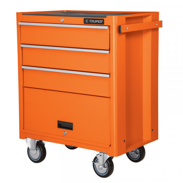GAMO-4090 Gabinete metálico móvil, 4 cajones, capacidad 90 kg. TRUPER | DIHERESA