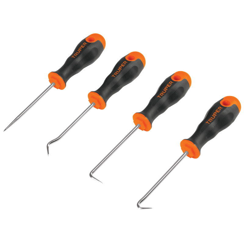 GAN-4 Ganchos multiusos, set 4 piezas TRUPER | DIHERESA