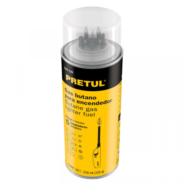 GAS-125 Lata de gas butano para encendedor, 125 ml TRUPER | DIHERESA