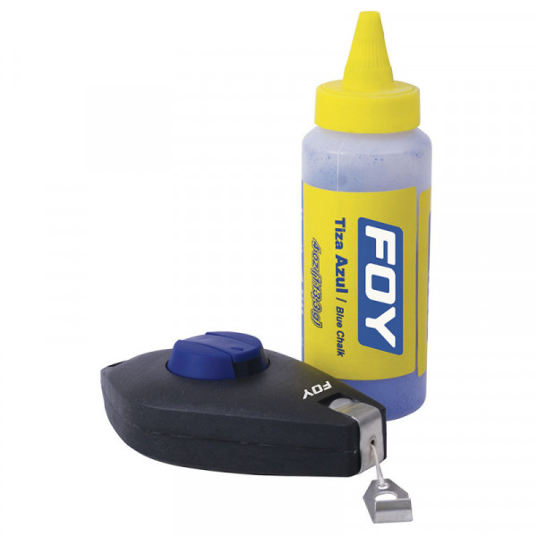 142611 FOY Juego de tiralineas plas con tiza 4oz Foy | DIHERESA