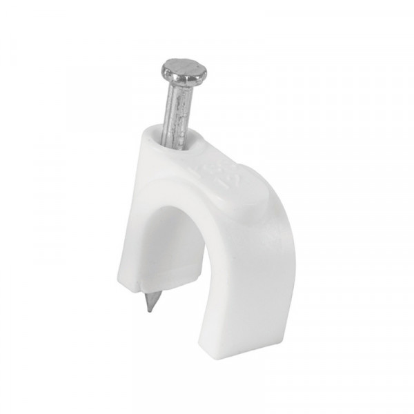 GCU-10B Grapa curva, 10 mm, blanca, bolsa 20 piezas TRUPER | DIHERESA