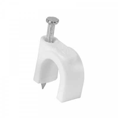 GCU-10B Grapa curva, 10 mm, blanca, bolsa 20 piezas TRUPER | DIHERESA