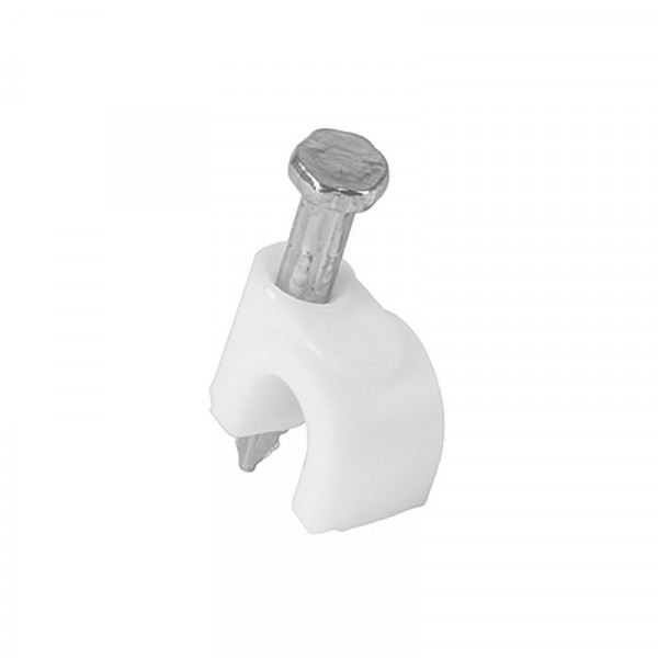 GCU-6B Grapa curva, 6 mm, blanca, bolsa 20 piezas TRUPER | DIHERESA