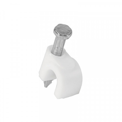 GCU-6B Grapa curva, 6 mm, blanca, bolsa 20 piezas TRUPER | DIHERESA