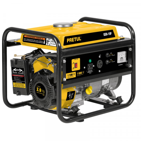 GEN-10P Generador eléctrico a gasolina, 1,000 w, Pretul TRUPER | DIHERESA