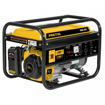 GEN-25P Generador eléctrico a gasolina, 2,500 w, Pretul TRUPER | DIHERESA