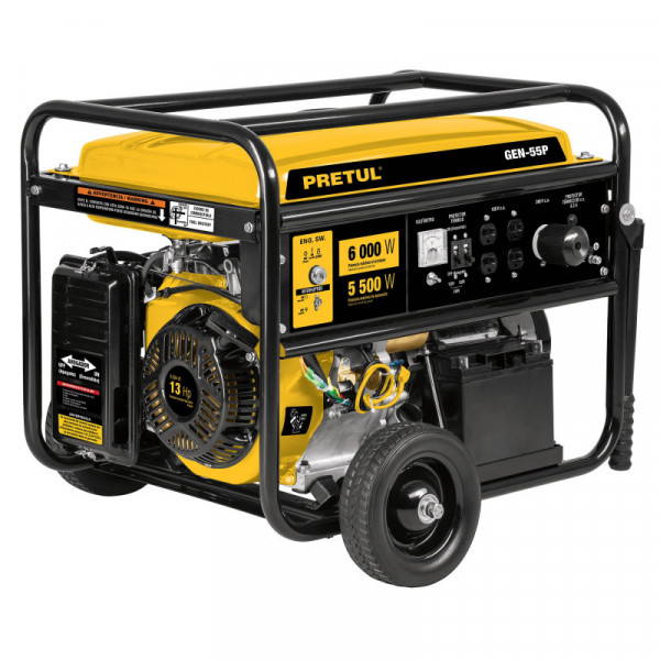 GEN-55P Generador eléctrico a gasolina, 5,500 w, Pretul TRUPER | DIHERESA