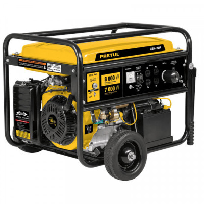 GEN-70P Generador eléctrico a gasolina, 7,000 w, Pretul TRUPER | DIHERESA