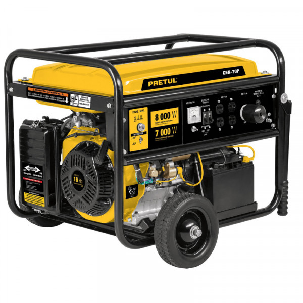 GEN-70P Generador eléctrico a gasolina, 7,000 w, Pretul TRUPER | DIHERESA