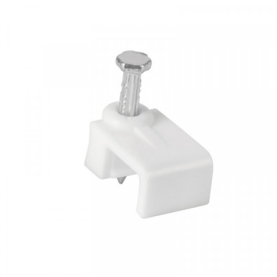 GPL-8BG Grapa para cable plano, 5 X 8.5 mm, blanca, bolsa 500pzas TRUPER | DIHERESA