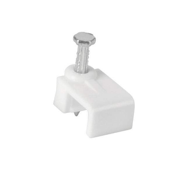 GPL-8B Grapa para cable plano, 5 X 8.5 mm, blanca, bolsa 20 pzas TRUPER | DIHERESA