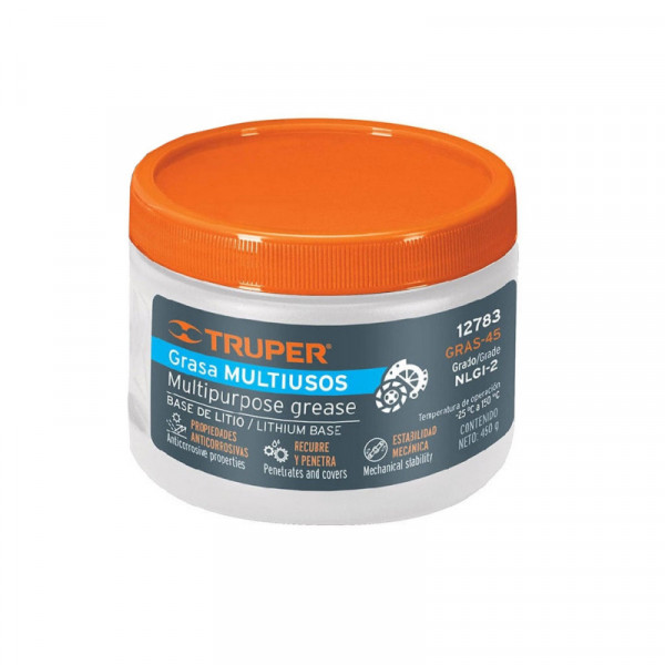 GRAS-45 Grasa de litio para chasis, 450 gr. TRUPER | DIHERESA