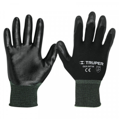 GU-122 Guantes de nylon recubierto con nitrilo, medianos TRUPER | DIHERESA