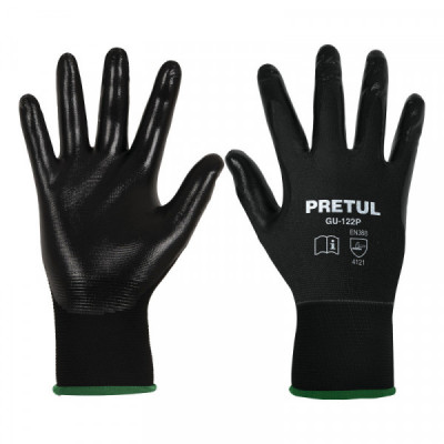 GU-122P Guantes de nylon recubiertos de nitrilo, medianos,Pretul TRUPER | DIHERESA