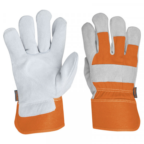 GU-235 Guantes de carnaza y loneta, grande TRUPER | DIHERESA